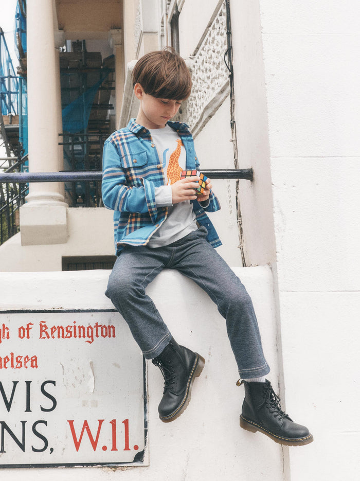 Denim-Like Carpenter Pants