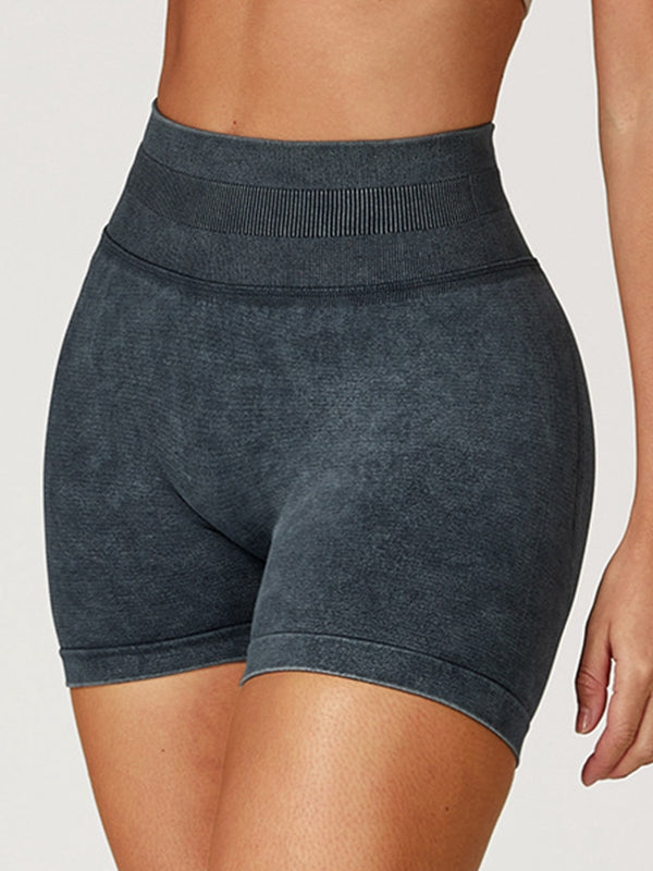 Denim Scrunch Bum High-rise Shorts