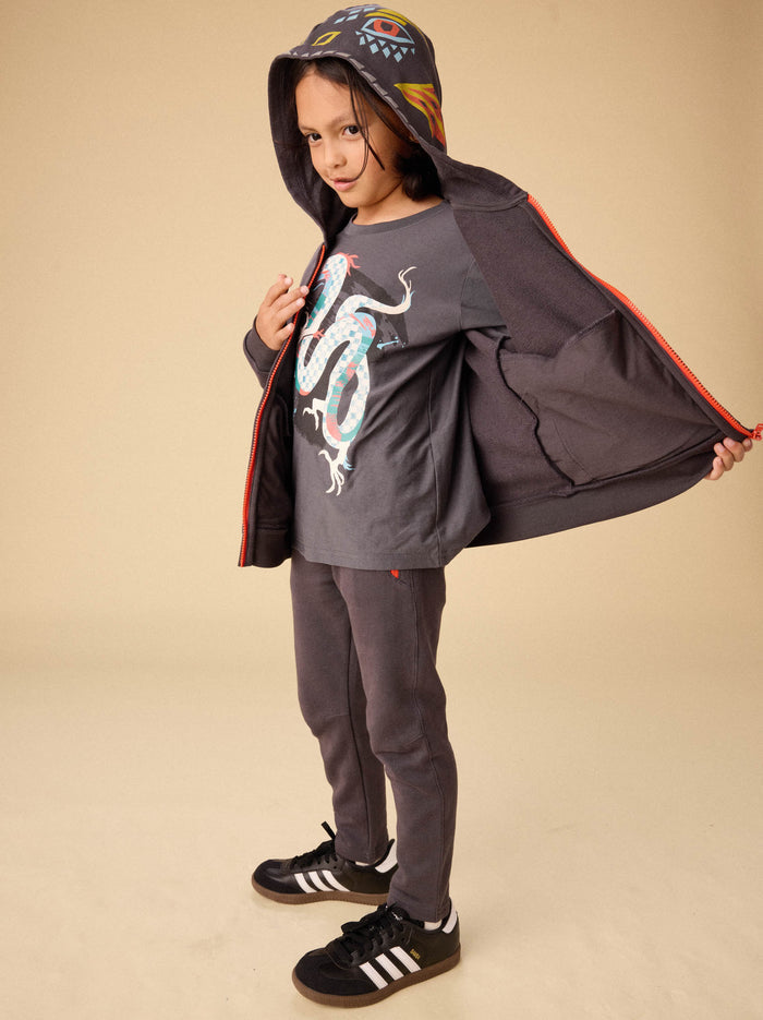 Dragon Hood Easy Fit Hoodie
