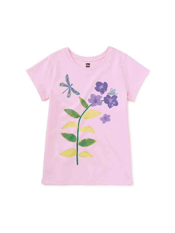 Dragonfly Floral Graphic Tee