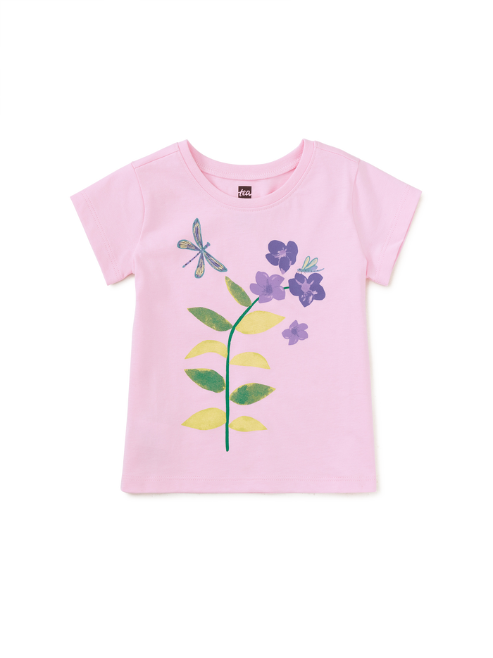 Dragonfly Floral Graphic Tee