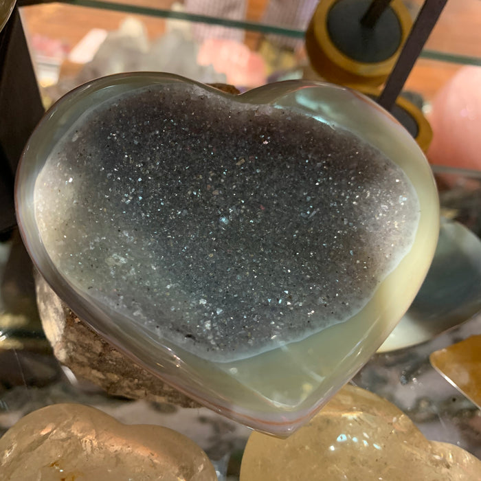 Druzy Heart