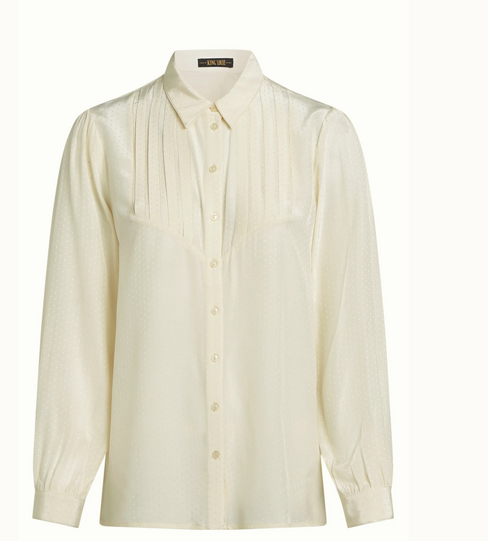 Elegante Bluse, Karen Blouse Sista, Fairtrade, Ivory