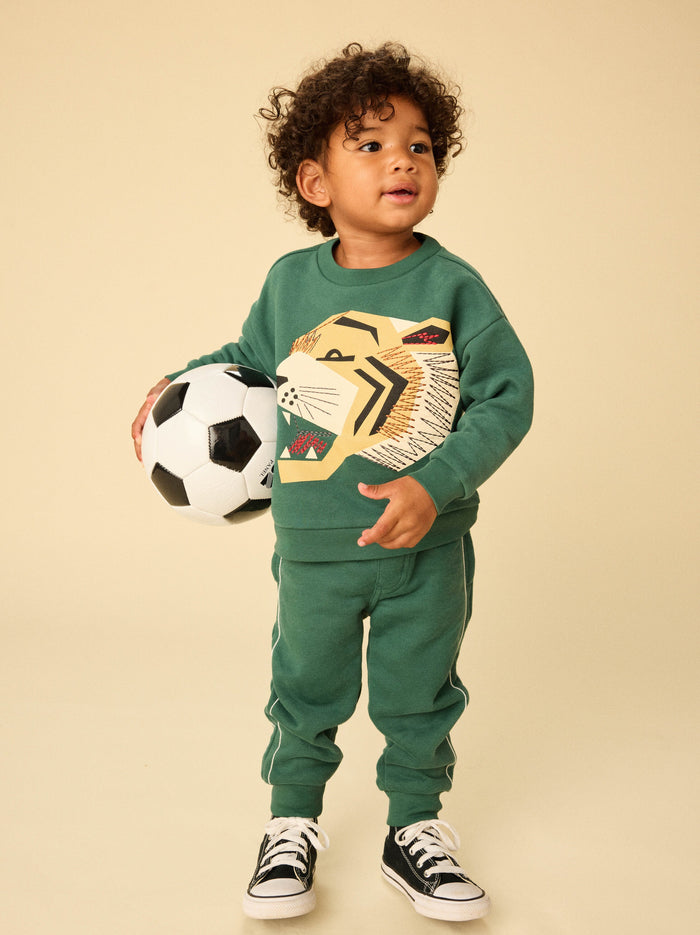 Embroidered Tiger Popover