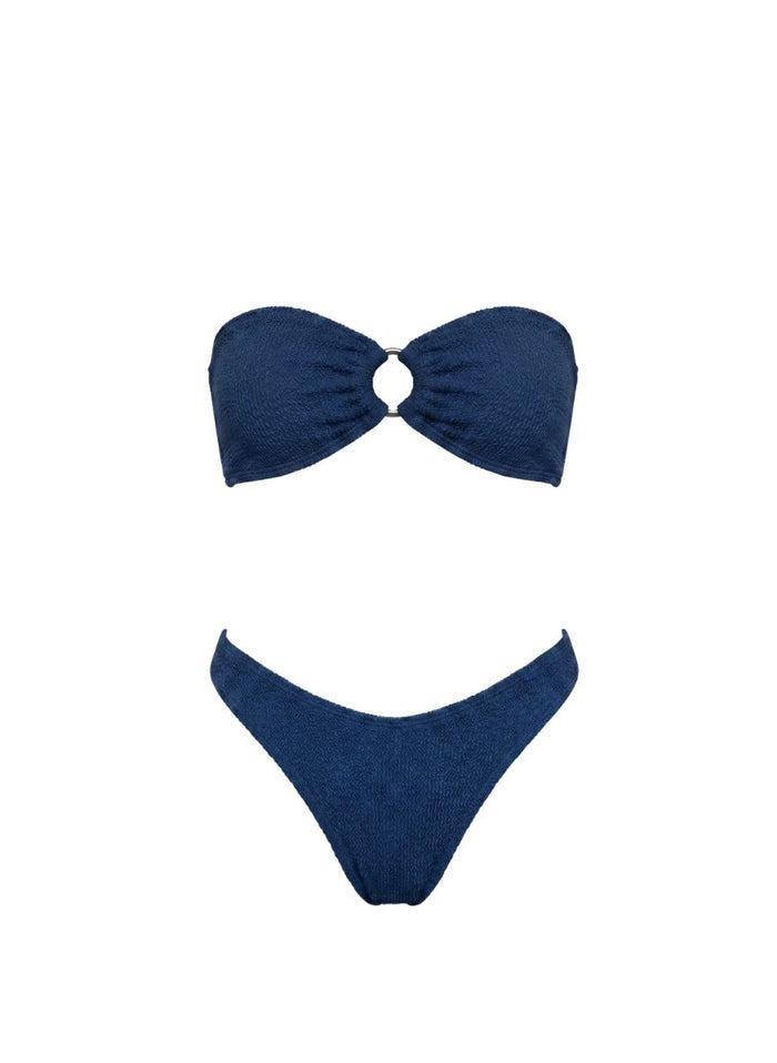 One-Piece Emmanuela Swimwear Emma Bandeau Bikini Blue Apoella