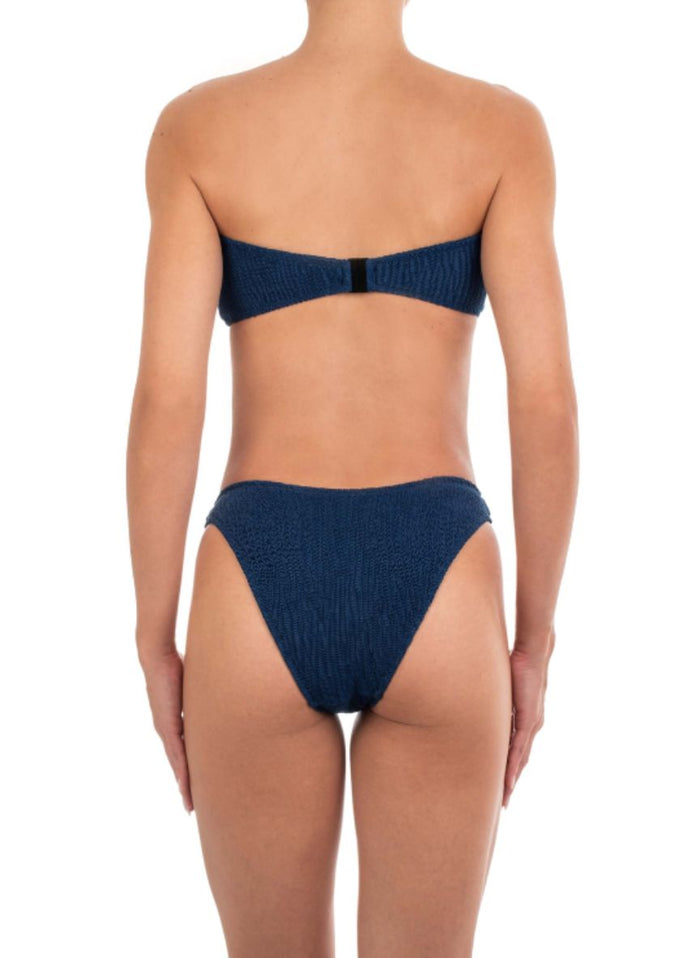 One-Piece Emmanuela Swimwear Emma Bandeau Bikini Blue Apoella