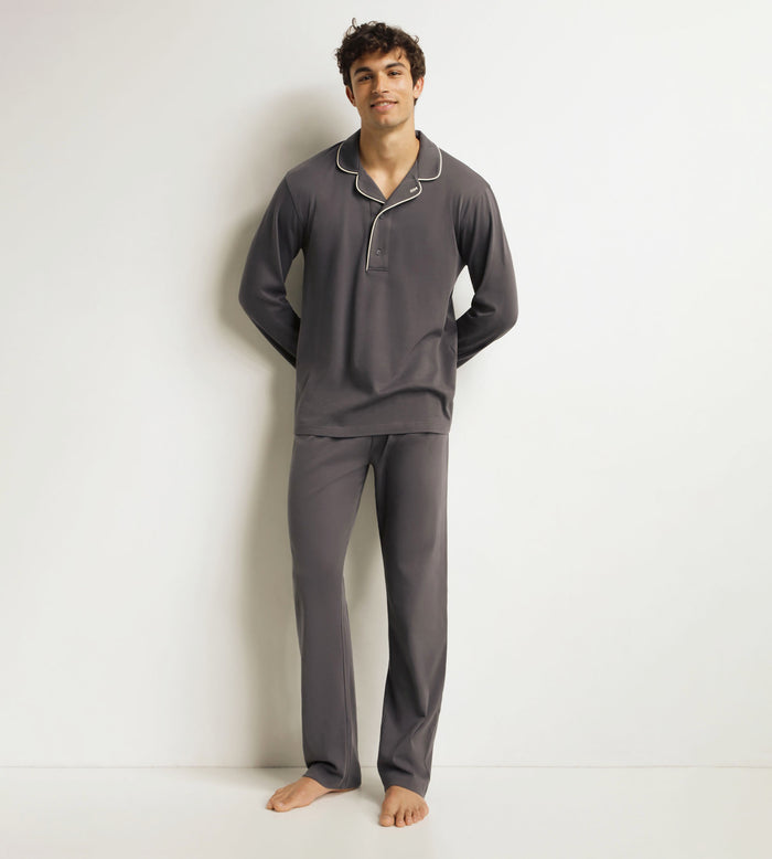 Ensemble pyjama pantalon homme Gris Dim