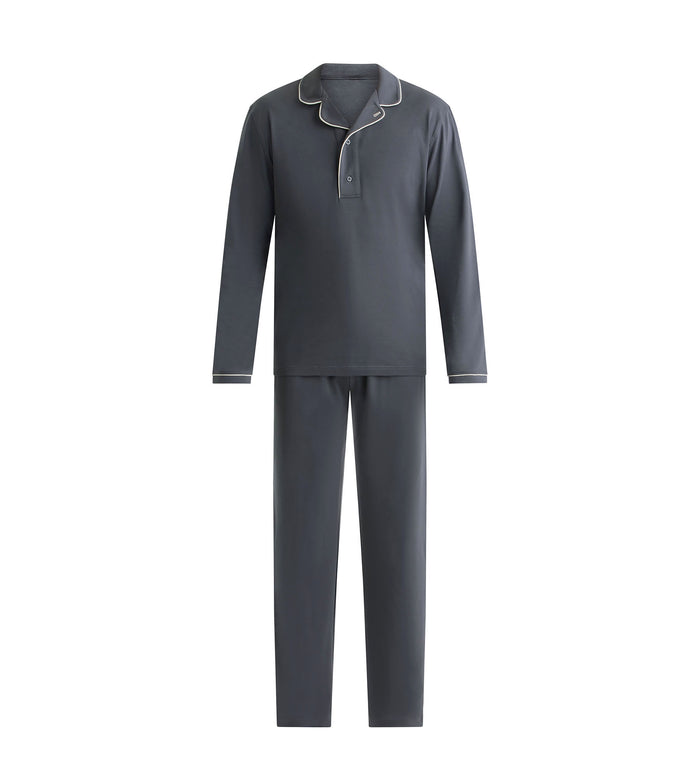 Ensemble pyjama pantalon homme Gris Dim