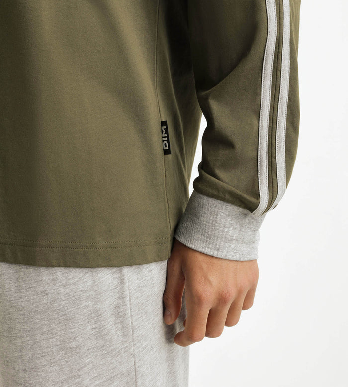 Ensemble pyjama pantalon homme militaire Dim Jersey