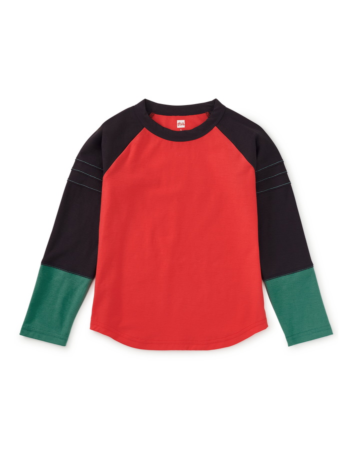 Explorer Colorblock Raglan Top