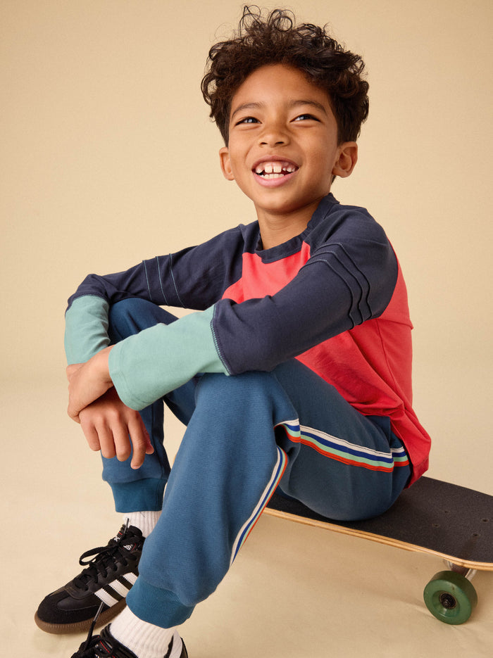 Explorer Colorblock Raglan Top