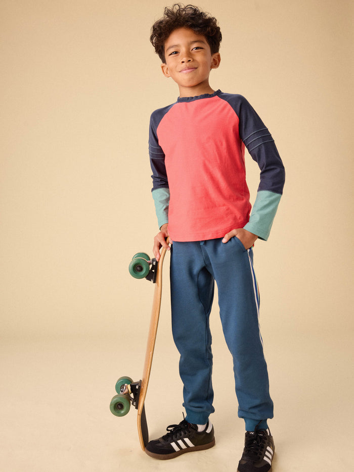 Explorer Colorblock Raglan Top