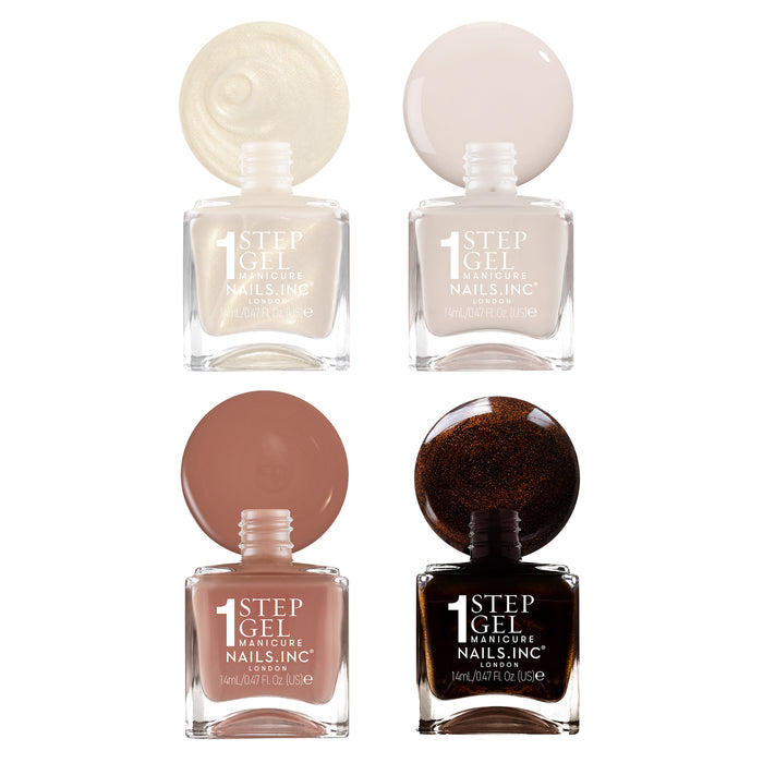 Extra Espresso Nail Polish Set - 1-Step Gel It's Topless