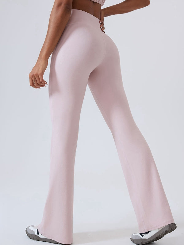Faux Leather Flare Leggings