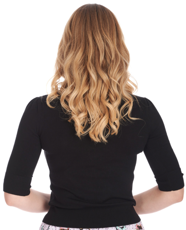 Feinstrick Pulli Grace, , Schwarz