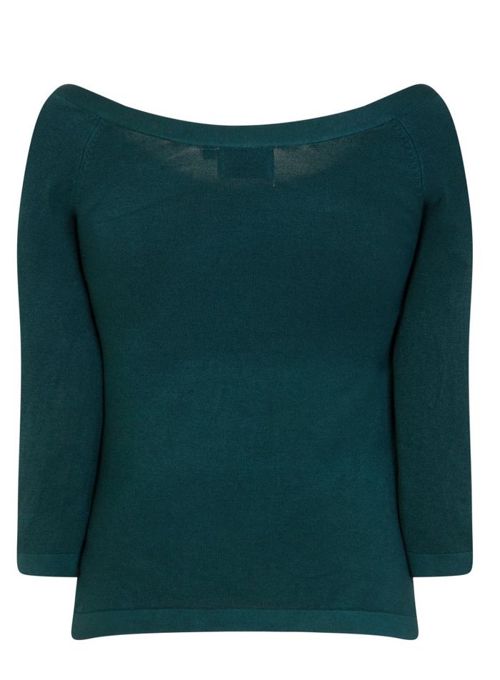 Feinstrick-Pulli, Pretty Illusion, Flaschengrün