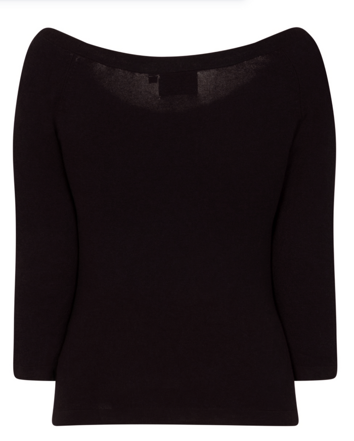 Feinstrick-Pulli Pretty Illusion, Schwarz