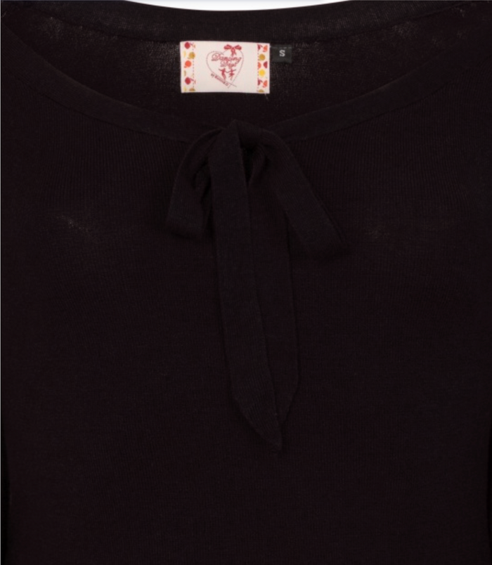 Feinstrick-Pulli Pretty Illusion, Schwarz