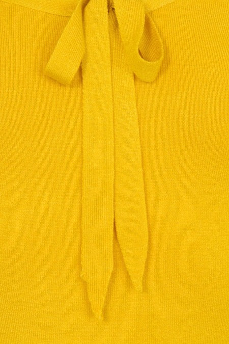 Feinstrick-Pulli,  Pretty Illusion, Senf