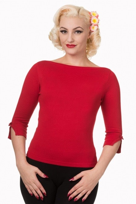 Feinstrick-Pullover Addicted, Rot