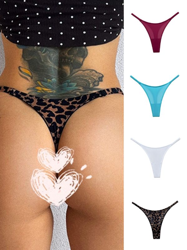 Femal Sexy Leopard Print Panties