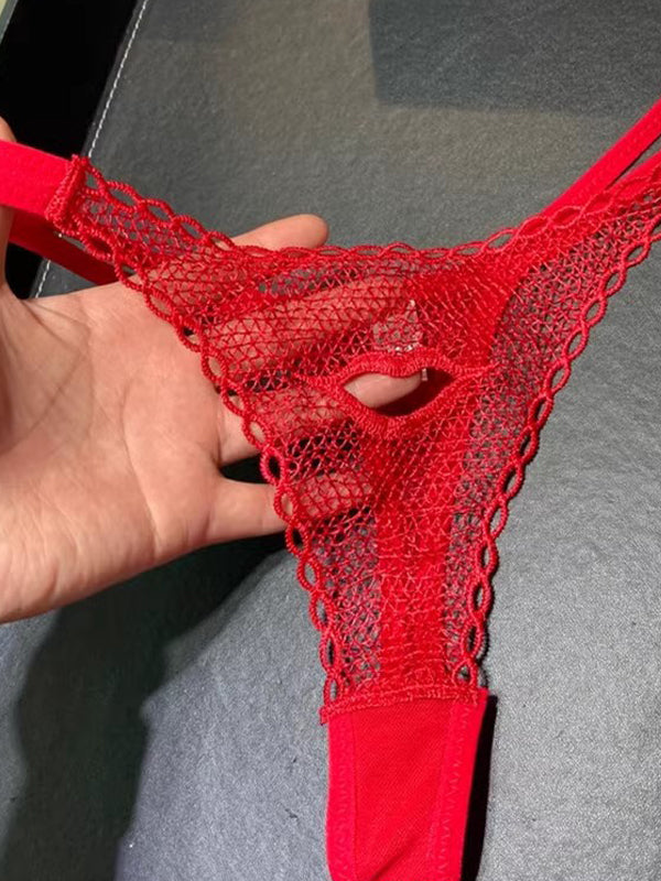 Femal Sexy Mesh Hollow Out Lace Panties