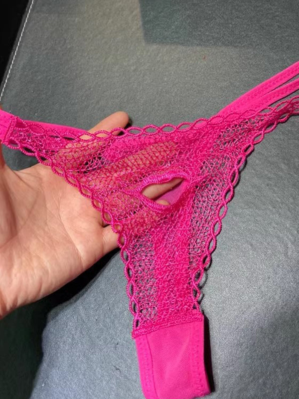 Femal Sexy Mesh Hollow Out Lace Panties