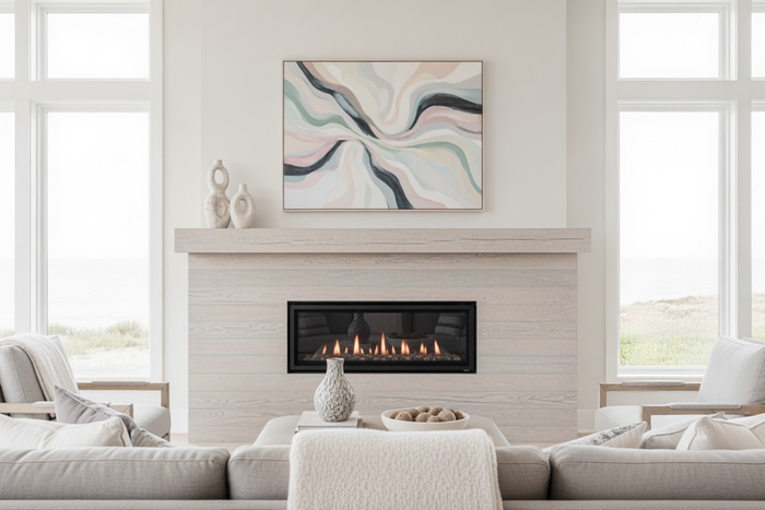 Retique It Wood'n Finish Kit for full fireplace, featuring sun-bleached wood finish and natural textured appearance.
