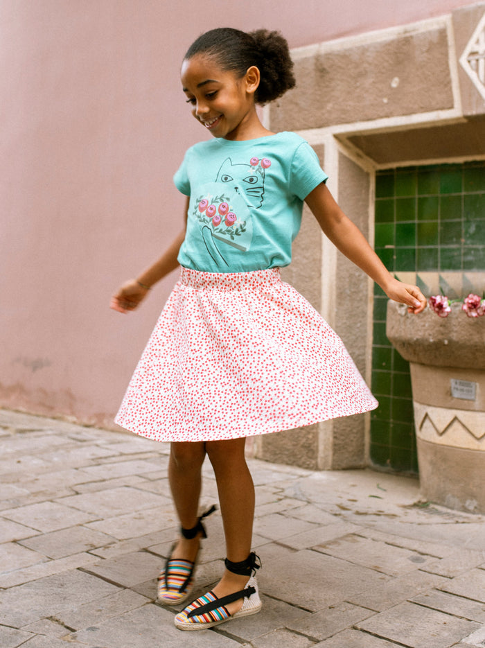 Flamenco Kitty Graphic Tee