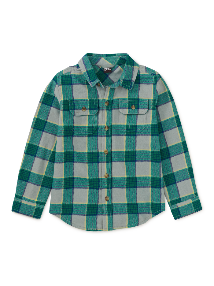 Flannel Button Up Shirt