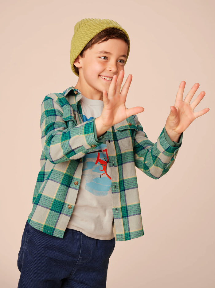 Flannel Button Up Shirt