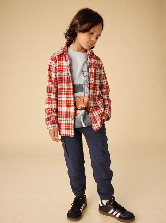 Flannel Button Up Shirt