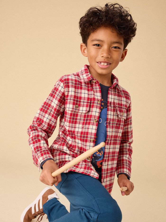 Flannel Button Up Shirt