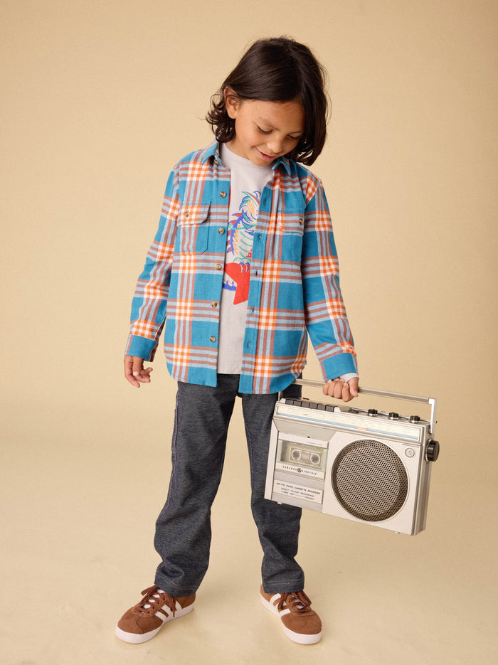 Flannel Button Up Shirt