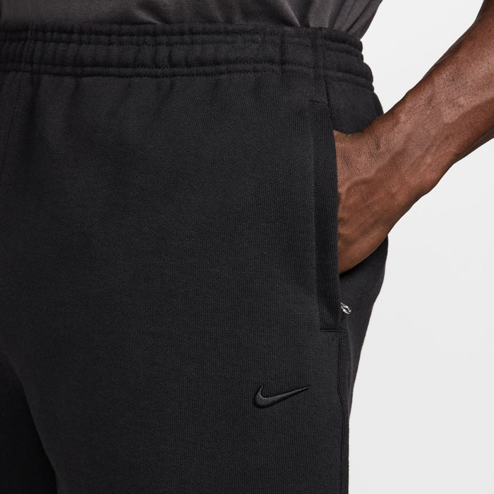 Fleece Black Shorts