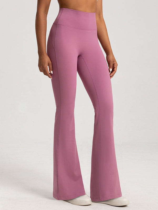 Fleece Flare Elastic Tight Leggings