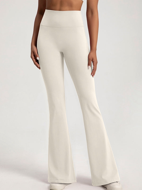 Fleece Flare Elastic Tight Leggings