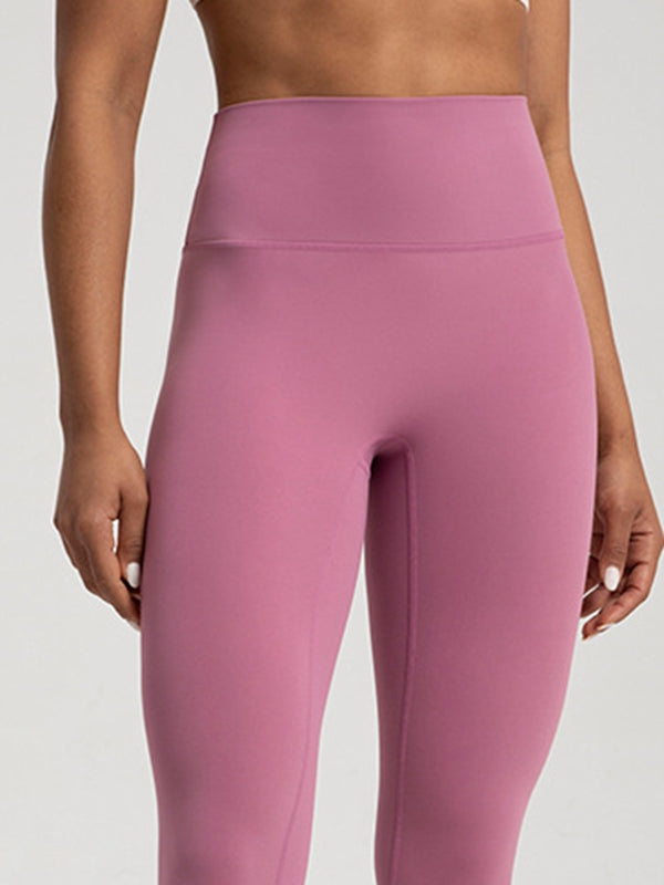 Fleece High-rise Elastic Tight Leggings