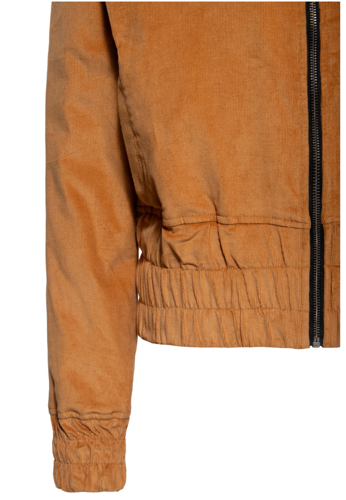Fliegerjacke aus Cord, Senfbraun, Plus Size