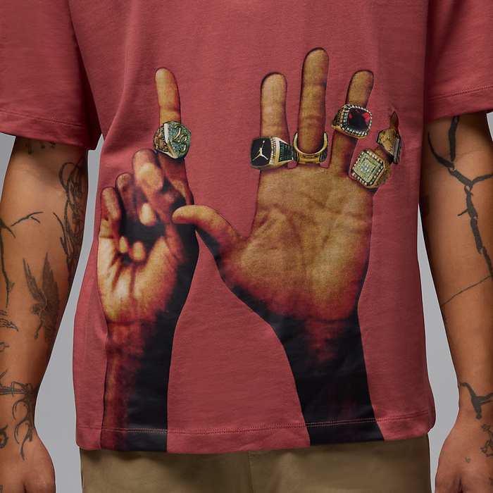 Jordan Flight MVP Rings Tee Canyon Rust