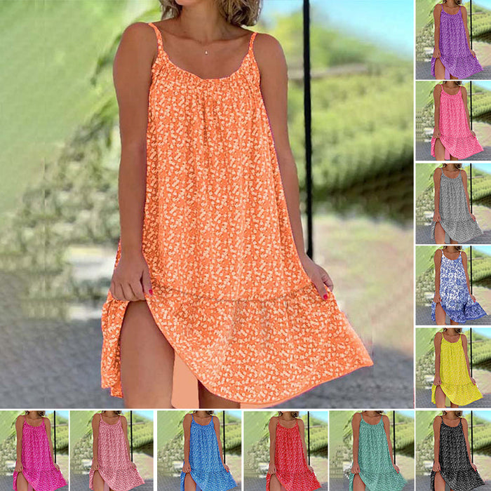 Floral Printed Camisole Dress