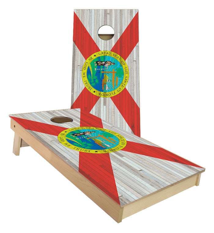 Florida State Flag Cornhole Boards