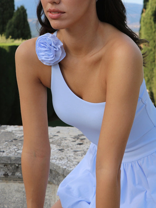 Flower Tailoring Backless Tank