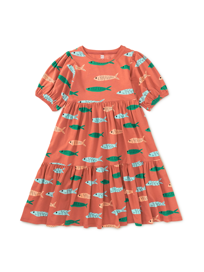 Flowy Tiered Midi Dress