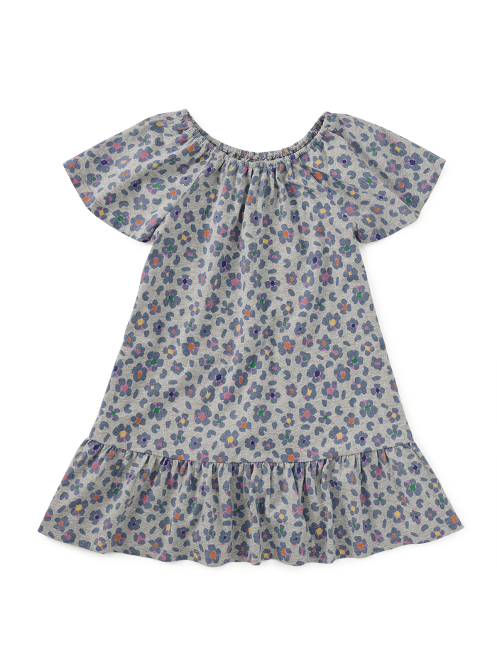 Flutter Sleeve Drop Skirt Dres