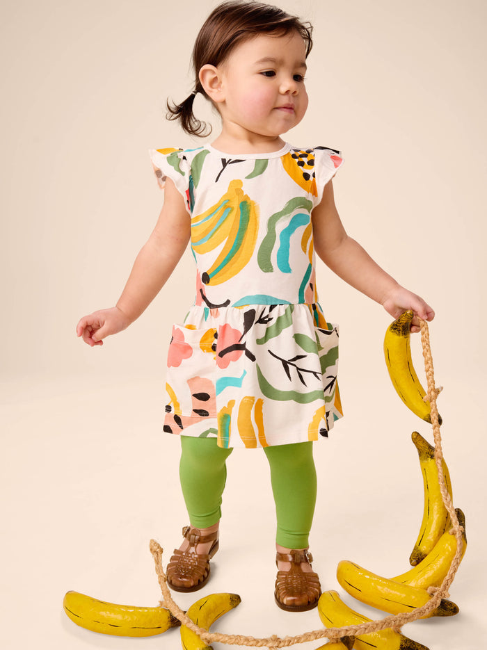 Flutter Sleeve Pocket Dress