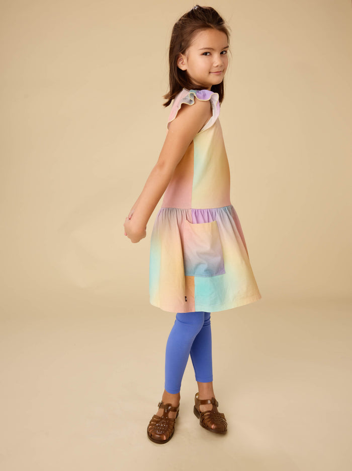 Flutter Sleeve Pocket Dress