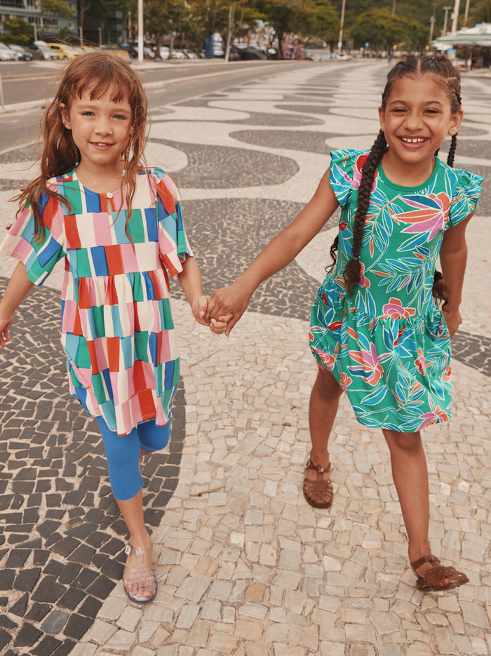 Flutter Sleeve Pocket Dress