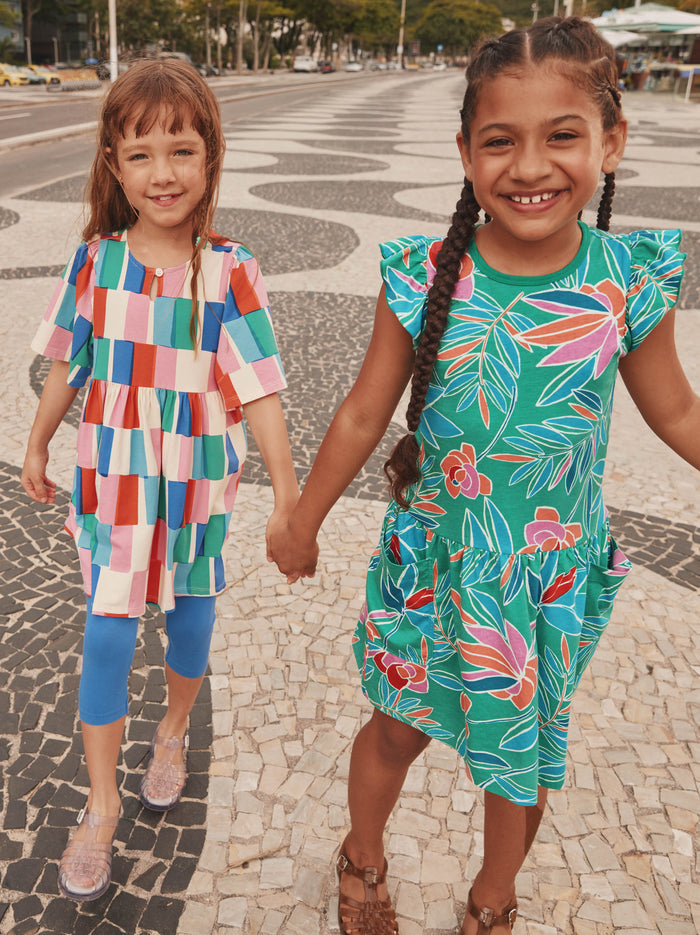 Flutter Sleeve Pocket Dress