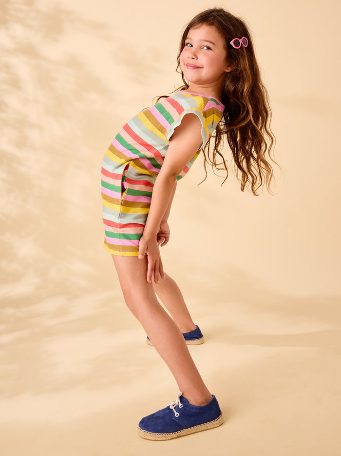 Flutter Sleeve Shift Dress